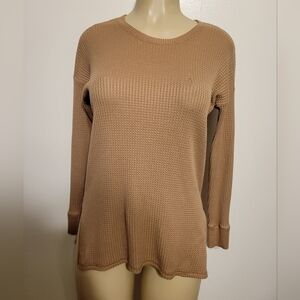 Abercrombie And Fitch Long Sleeve Tan Fall Winter Comfy X-Small